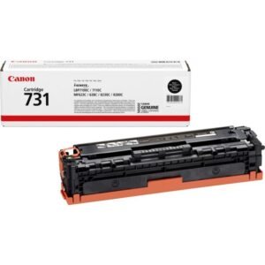 Canon 731 Black Toner Cartridge – Monochrome Laser Toner with ~1,400-Page Yield for i-SENSYS / imageCLASS Printers