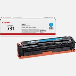 Canon 731 Cyan Toner Cartridge – Colour Laser Toner with ~1,500‑Page Yield for i‑SENSYS / imageCLASS Printers