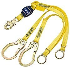 DBI/SALA(R) 6' EZ-STOP Modular Tie-Back Web Lanyard With Snap Hook And Rebar Hook
