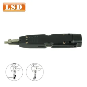 LS-314BK INSERT punch down tool use on 10pairs telecom terminal block modules IDC Network Telephone Insertion krone tool