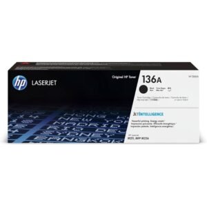 HP 136A Black Original LaserJet Toner Cartridge – W1360A, ~1,150 Pages