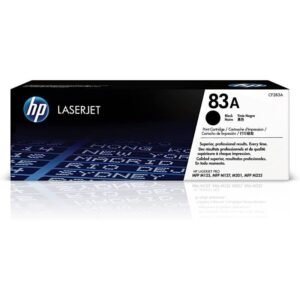 HP 83A Black Original LaserJet Toner Cartridge, CF283A