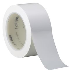 White 5.2 mil 3M 471 2 in x 36 yrd Vinyl Tape