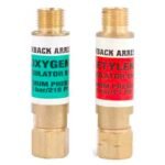 Hot Max 24010 Flashback Arrestor Set, Regulator End
