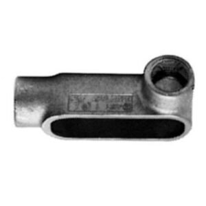 Appleton? FM7? Unilet? LR57 Type LR Conduit Outlet Body, 1-1/2 in Hub, 7, 28 cu-in, Grayloy Iron, Tri-Coated