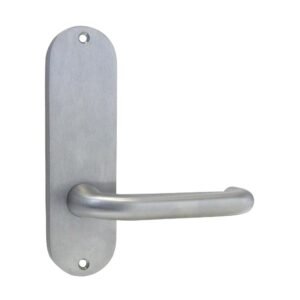 Kaba Door Handle 100 Series Plate w/ 25 Lever Satin Chrome Plate 102V-25SCP (9400000000290)