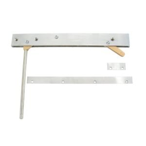 Kaba 1234 Door Selector Device - Twin Arm Co-Ordinator Satin Stainless Steel