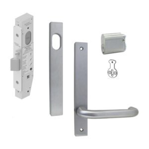 Kaba Single Cylinder Exit Lock Set Satin Chrome Plate SBM2KIT81