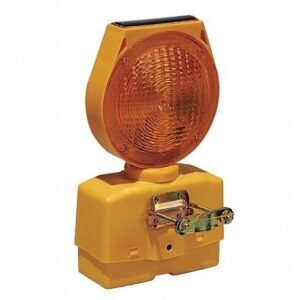 Solar Barricade Light, Warning, Orange