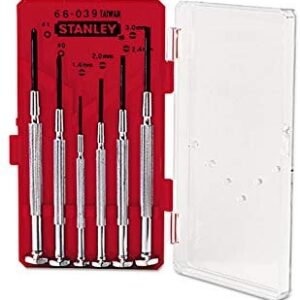 Stanley Hand Tools 66-039 6 Piece Jeweler's Screwdriver Set