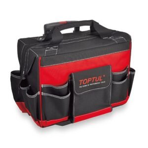 Tool Bag With Wheels And Telescoping Handle Red/Black 45x24x34centimeter