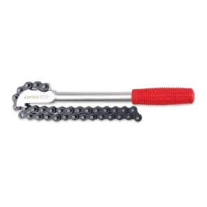 Heavy Duty Chain Wrench Silver/Red