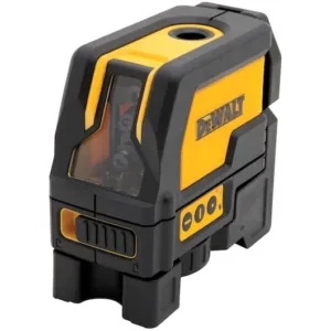 DeWALT Cross Line Laser With Plump Up And Down, 10m (50m W Detector)  - DW0822-XJ