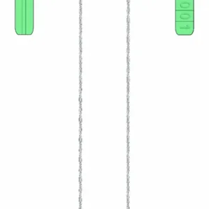 Security Seal, Serially Numbered, Polypropylene, Self-Locking, With 14 In Galvanized Wire