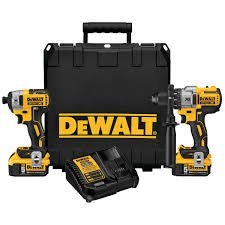 DEWALT DCK299P2 20V MAX XR 5.0Ah Premium Cordless Hammerdrill & Impact Driver Combo Kit