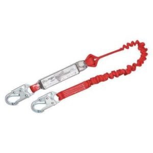 3M DBI-SALA 1341101 310 lb. Weight Capacity Red Shock-Absorbing Lanyard