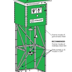 HAWS Overhead Tank Shower without Chiller