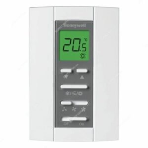 Honeywell Digital 3-Speed Fan Coil Thermostat, T6812DP08, White