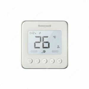 Honeywell Digital 3-Speed Fan Coil Thermostat, TF243DN-U, White