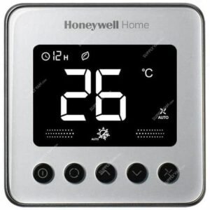 Honeywell Digital 3-Speed Fan Coil Thermostat, TF428SN-U, Silver