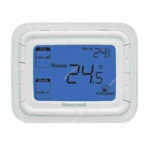 Honeywell Thermostat, T6861H2WB, 230VAC, Blue Backlight