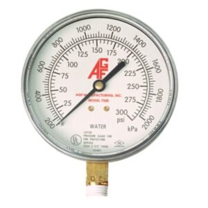 AGF  Model 7500 Pressure Gauge, 300 PSI - DB-7500-AGF