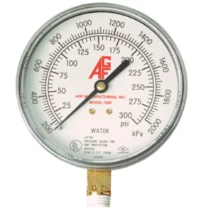 AGF  Model 7500 Pressure Gauge, 300 PSI - DB-7500-AGF