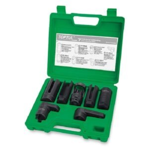 7-Piece Sensor And Sending Unit Socket Set With Storage Box Black/Green 232 x 203millimeter