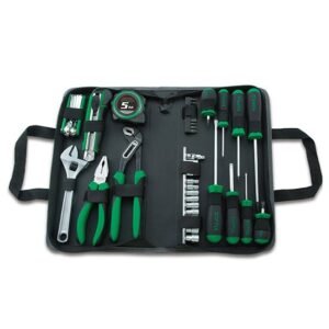 43-Piece Master Tool Set With Pouch Black/Silver/Green