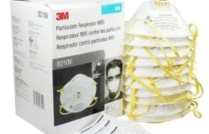 10 pcs/box 3M 8210V N95 Particulate Respirator Dust Mask Anti-PM2.5 Industrial Anti-Dust Anti Particles Safety Breathing Masks